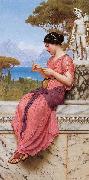 John William Godward Le Billet Doux painting